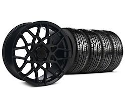 2013 GT500 Style Gloss Black Wheel and Pirelli P-Zero Nero Tire Kit; 19x9.5 (15-21 Mustang GT, EcoBoost, V6)