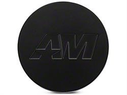 AmericanMuscle Center Cap; Matte Black (Fits AmericanMuscle Branded Wheels Only)