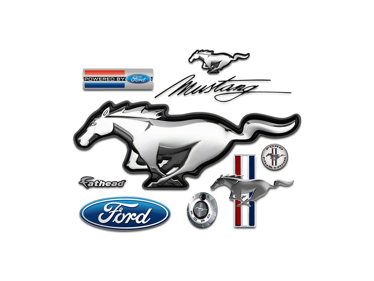 Fathead Mustang Ford Mustang Logo Wall Decals 1055 00007