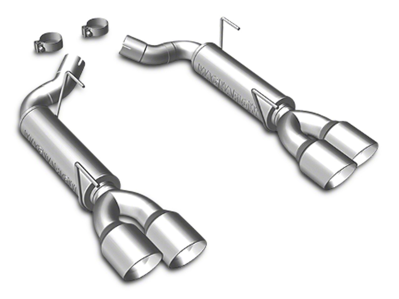 Magnaflow Mustang Quad Tip Competition Series AxleBack Exhaust System