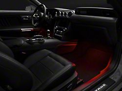 Raxiom LED Footwell Lighting Kit; Red (15-22 Mustang)