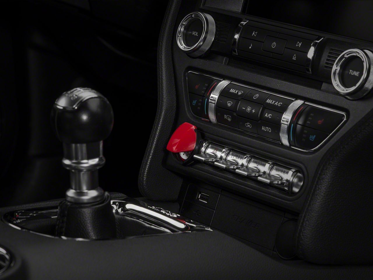 gt350 push start button