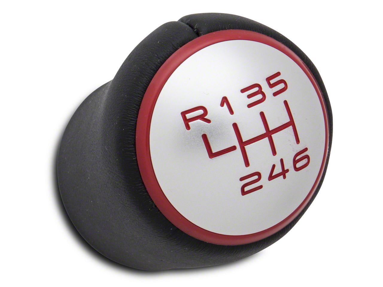 Modern Billet Mustang Gt350 Style Shift Knob Direct Fit Red 393897