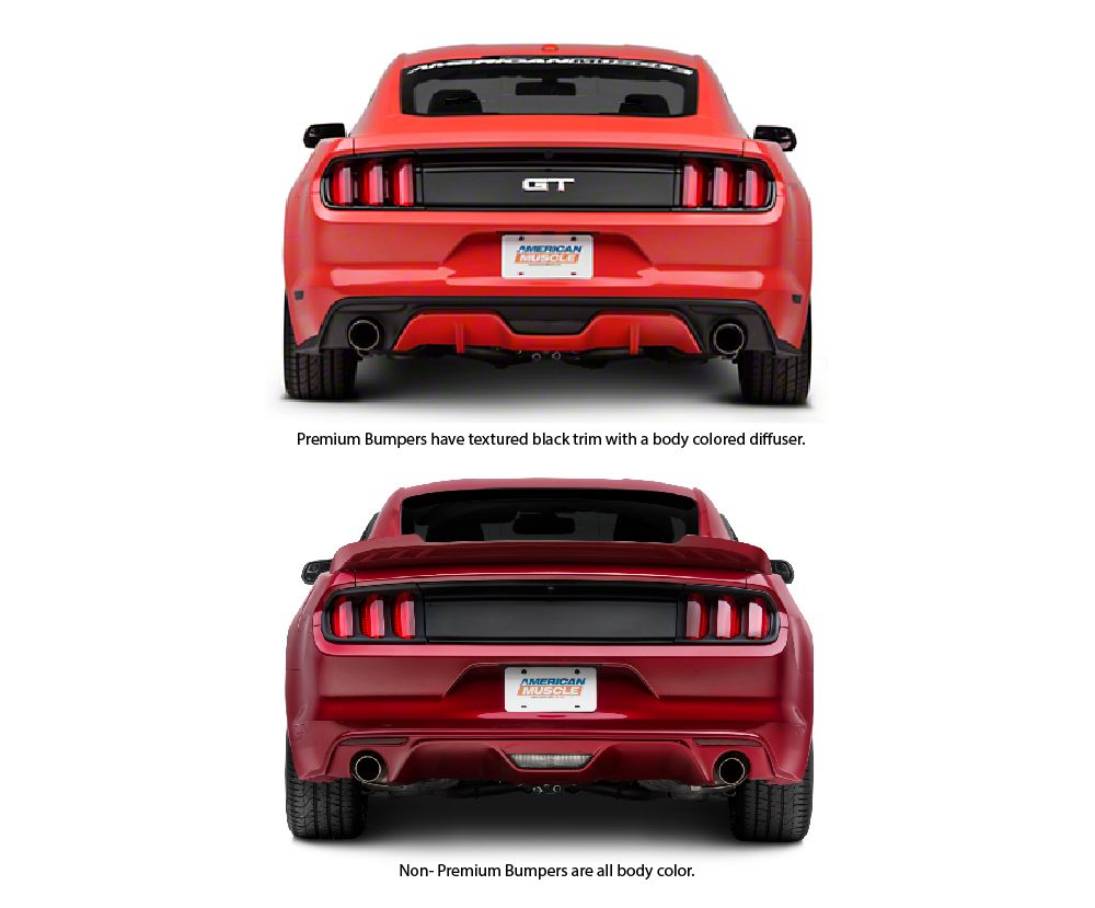 MMD Rear Diffuser Fins (15-17 Mustang Non-Premium) | MMD