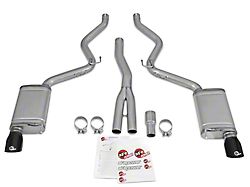 AFE MACH Force XP 3-Inch Cat-Back Exhaust with Black Tips (15-23 Mustang EcoBoost Fastback)
