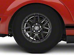 Forgestar F14 Drag Edition Matte Black Wheel; Rear Only; 15x10 (05-09 Mustang GT, V6)