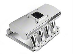 Sniper Fabricated Intake Manifold with Fuel Rail Kit; Silver (05-10 GT)