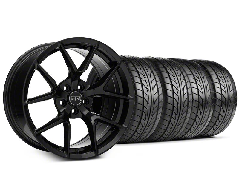 Staggered Rtr Tech 5 Black Wheel And Nitto Nt555 G2 Tire Kit 19x9 5 10 5 05 14 All
