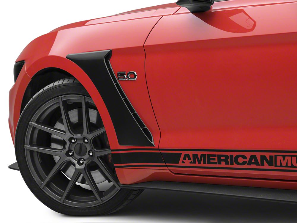 MP Concepts GT350 Style Fender Scoops Unpainted 15 23 Mustang GT EcoBoost V6