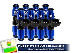 Fuel Injector Clinic High-Z Impedance Fuel Injectors; 1650cc (99-04 Mustang Cobra; 05-26 Mustang GT, Dark Horse; 15-22 Mustang GT350, GT500)