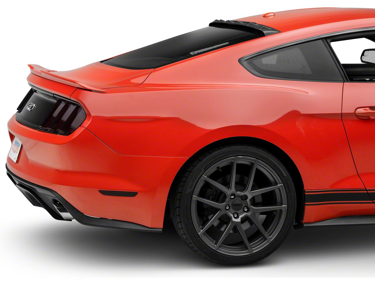 MP Concepts Mustang Roof Spoiler; Matte Black 398113 (15-22 Mustang ...