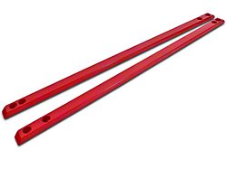 BMR Super Low Profile Chassis Jacking Rails; Red (15-21 Fastback)
