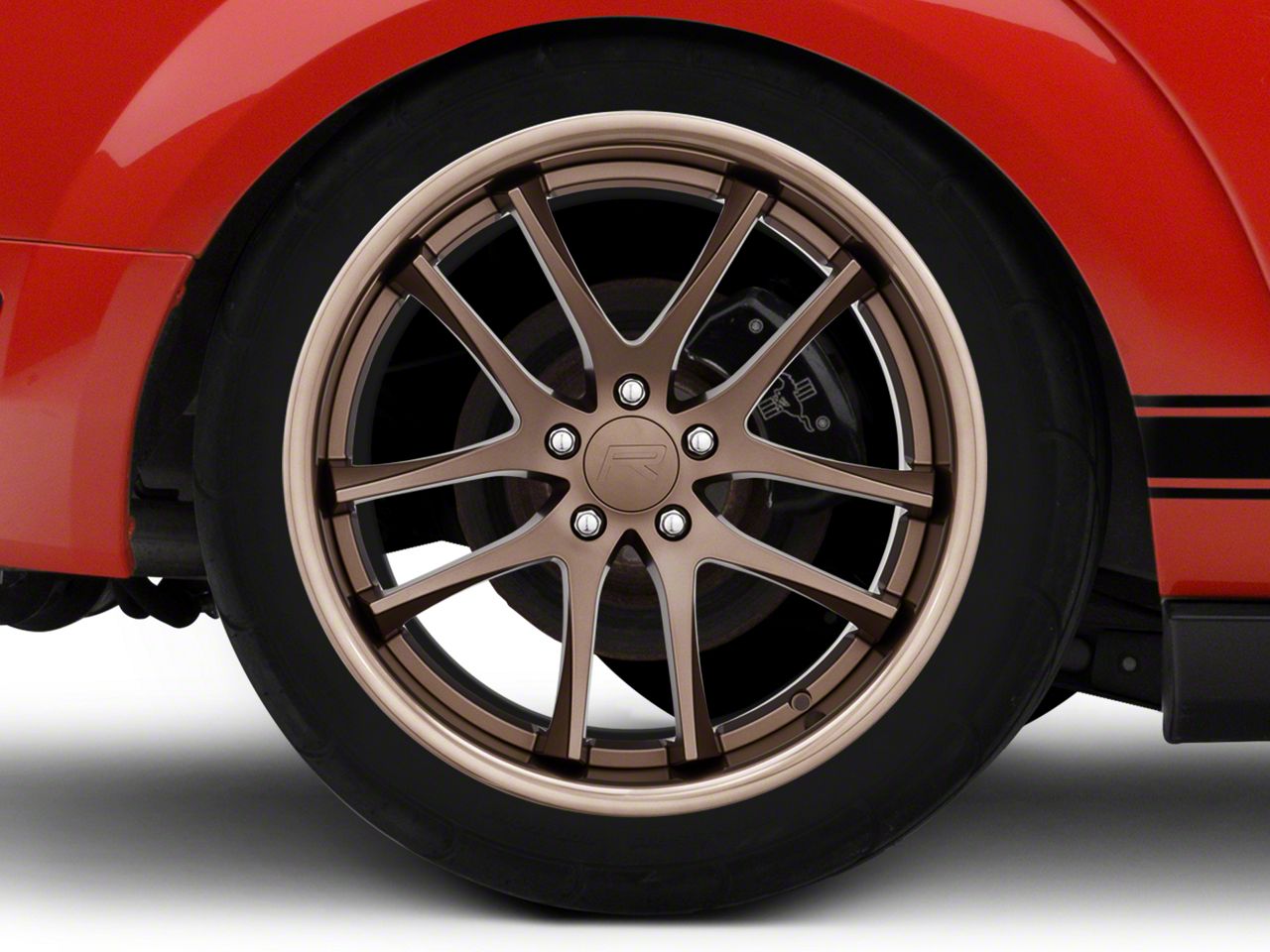 Rovos Mustang Cape Town Satin Bronze Wheel 20x10 Rear Only