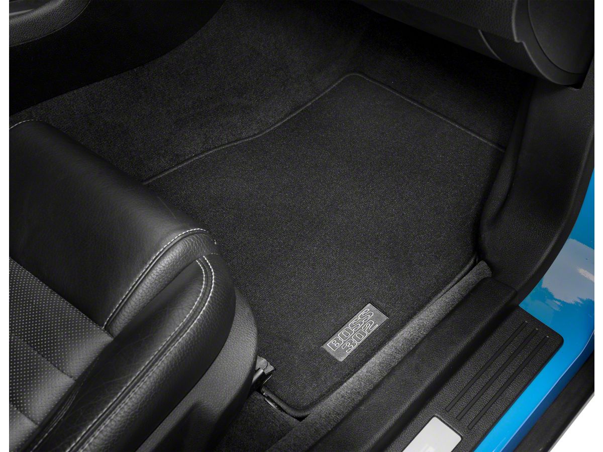 Ford Mustang Front Floor Mats W Boss 302 Logo Black Cr3z