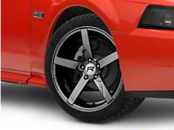 Rovos Wheels Durban Black Chrome Wheel; 18x9 (99-04 Mustang)