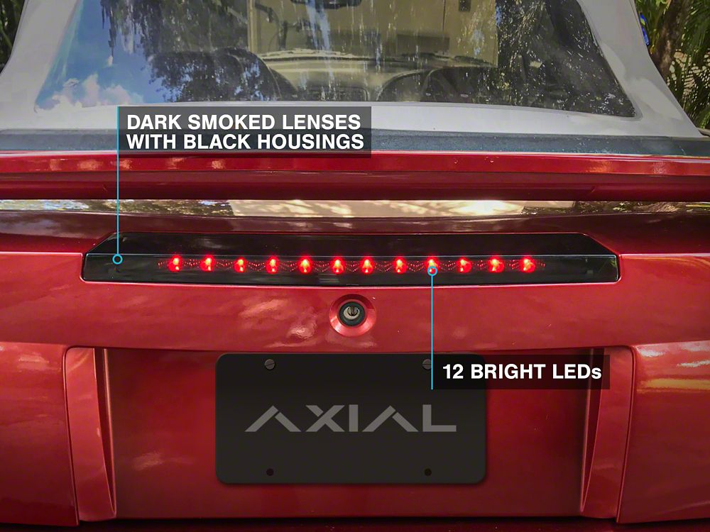 Raxiom Axial Series LED Third Brake Light; Smoked (99-04
