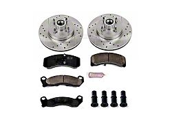 PowerStop Z23 Evolution Sport Brake Rotor and Pad Kit; Front (87-93 5.0L Mustang, Excluding Cobra)