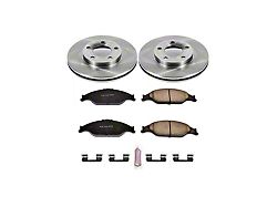 PowerStop OE Replacement Brake Rotor and Pad Kit; Front (99-04 Mustang GT, V6)