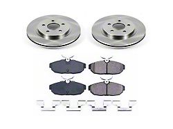 PowerStop OE Replacement Brake Rotor and Pad Kit; Rear (05-14 Mustang)