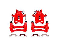 Power Stop Performance Rear Brake Calipers; Red (05-14 All)