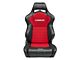 Corbeau LG1 Racing Seats; Red Cloth; Pair (Universal; Some Adaptation May Be Required)
