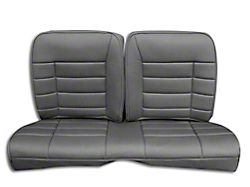 Corbeau Rear Seat Cover; Gray Cloth (84-93 Hatchback)