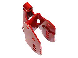 J&M Rear Lower Control Arm Relocation Brackets; Red (05-14 All)