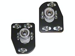 J&M Independently Caster Camber Plates; Black (79-89 All)