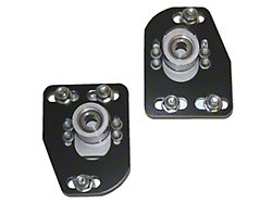 J&M Independently Caster Camber Plates; Black (90-93 All)