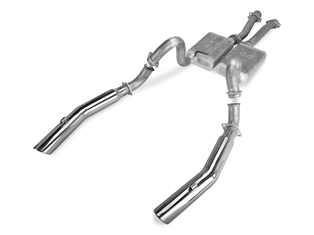 MAC Aluminized Steel Cat-Back Exhaust with Rolled Tips (96-04 GT; 03-04 Mach 1)
