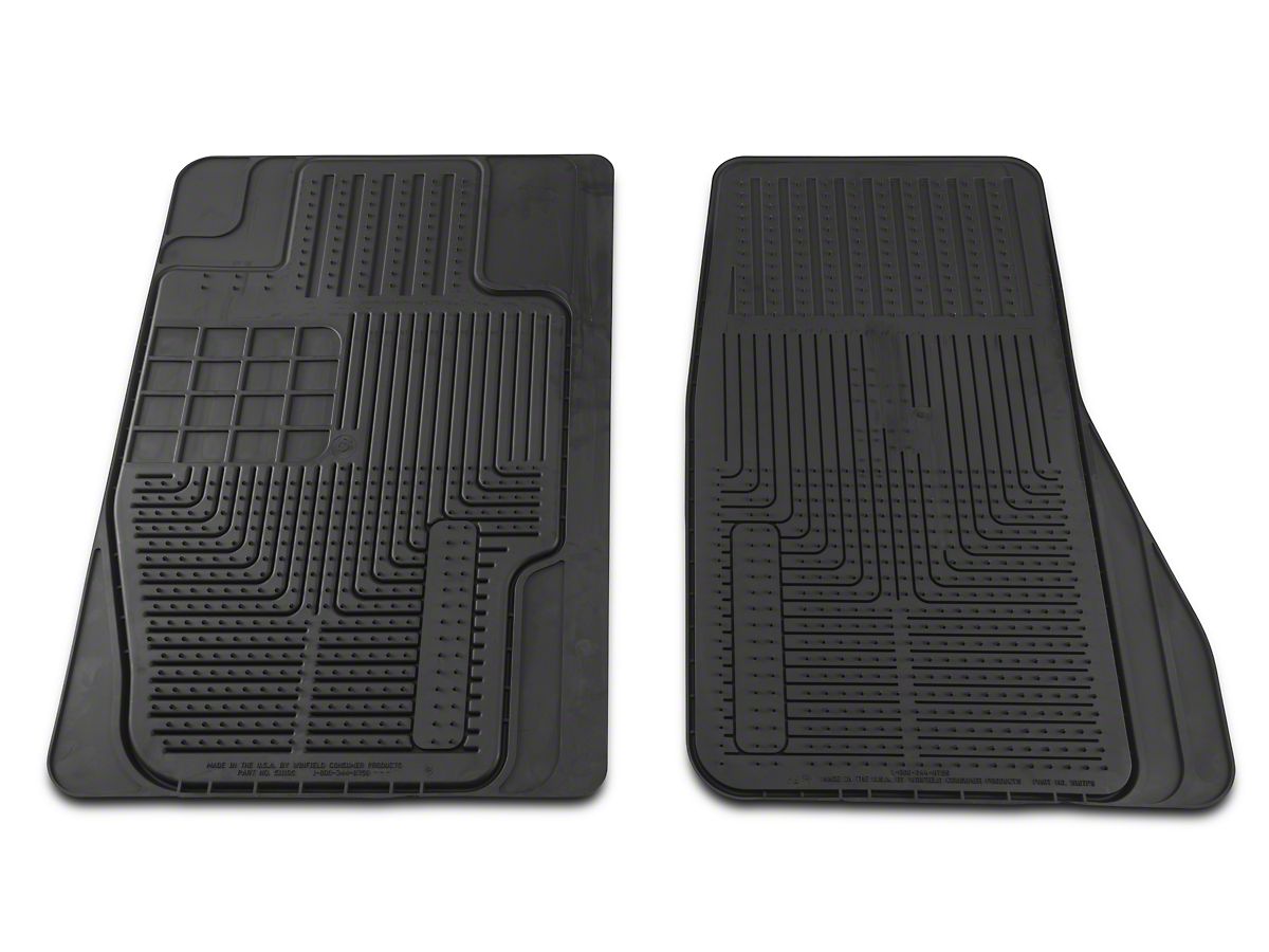 Husky Mustang Heavy Duty Front Floor Mats Black 51121 05 07 All