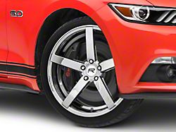 Rovos Wheels Durban Black Chrome Wheel; 20x8.5 (15-22 Mustang GT, EcoBoost, V6)