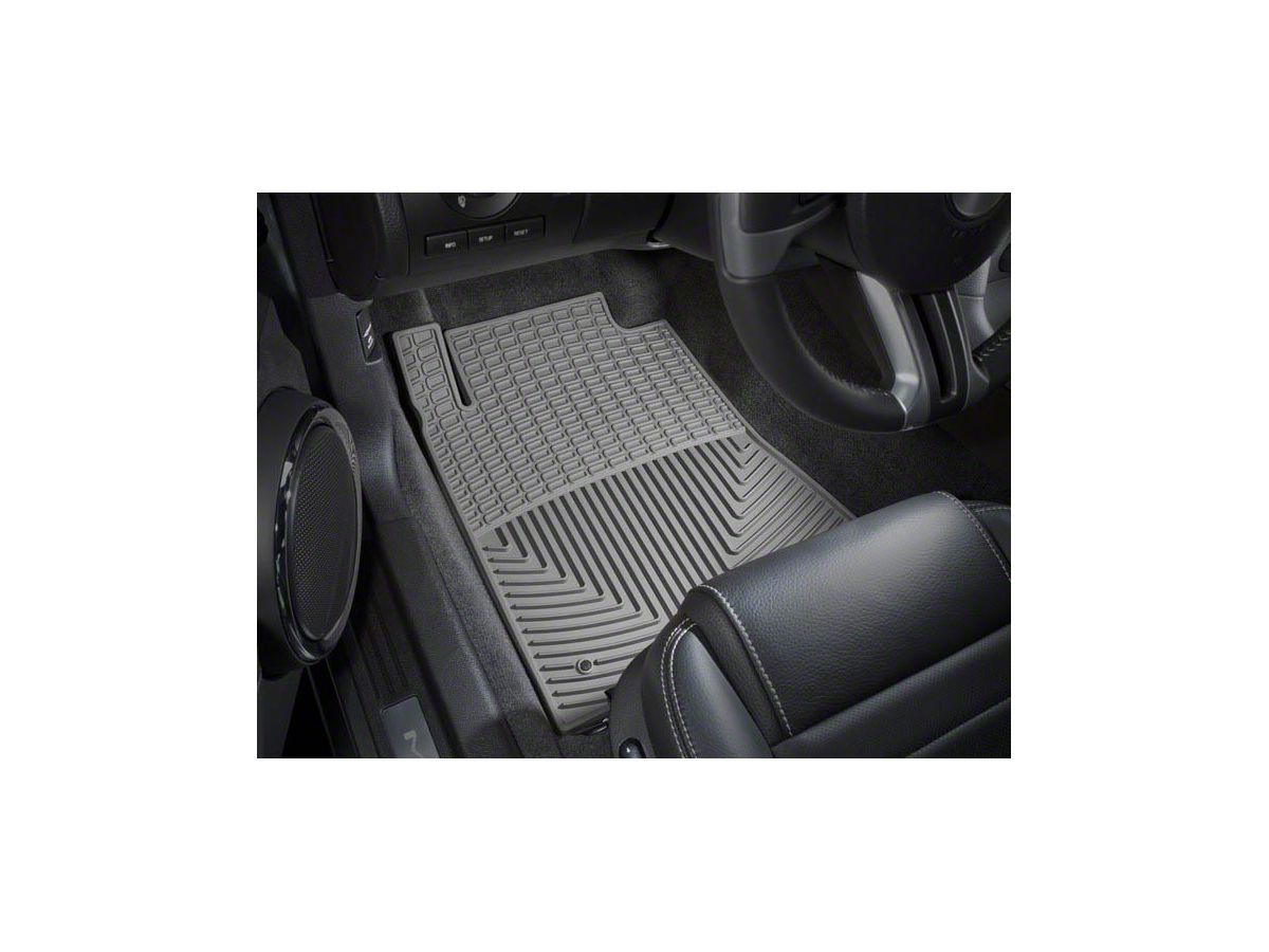 Weathertech Mustang All Weather Front Rubber Floor Mats Gray