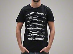 Rovos Wheels Muscle Mavericks American Glory Silhouette T-Shirt 