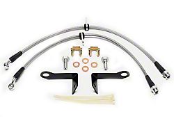 Wilwood OE Replacement Flexline Brake Line Kit; Front (05-10 w/ ABS)
