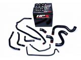 Silicone Radiator and Heater Coolant Hose Kit; Black (15-17 Mustang GT)
