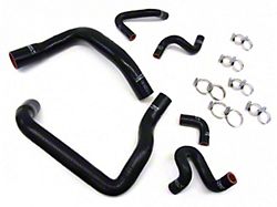 HPS Silicone Radiator and Heater Coolant Hose Kit; Black (86-93 5.0L Mustang)