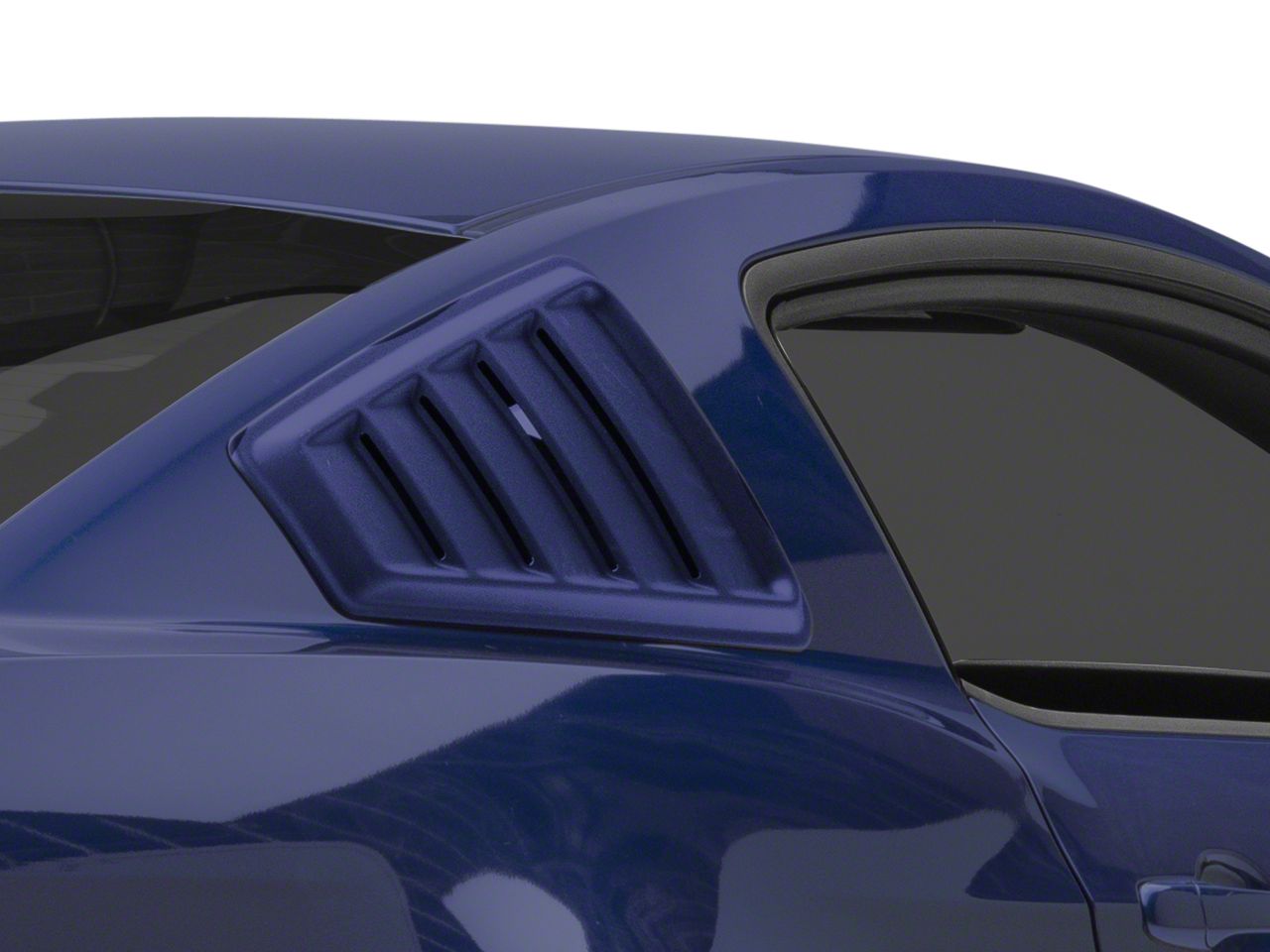 2014 mustang quarter window louvers