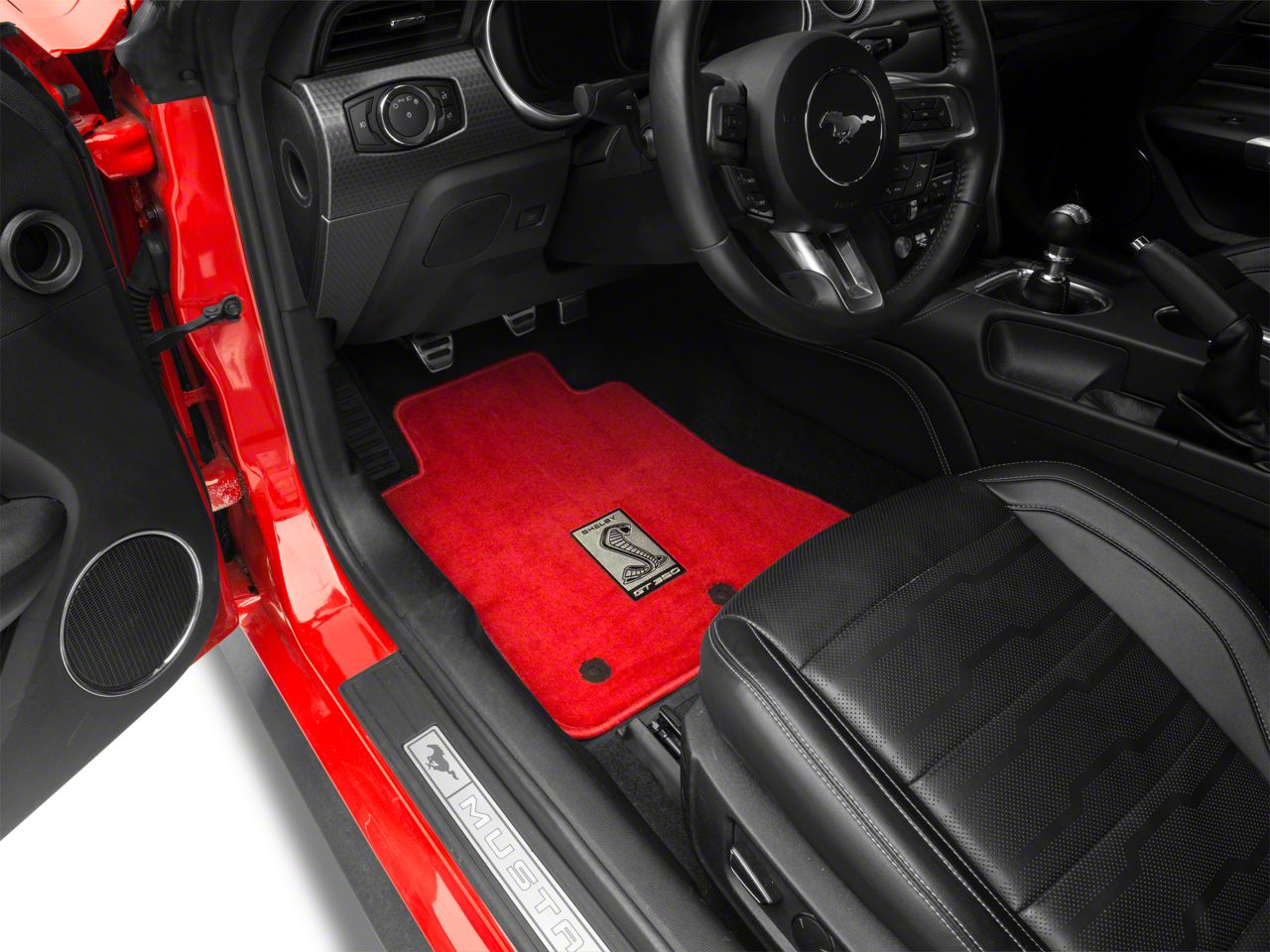 red floor mats