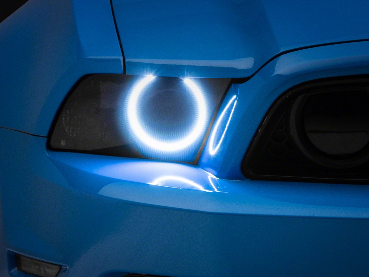 Oracle Mustang LED Halo Headlight Conversion Kit 403320 (13-14 Mustang ...