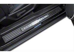 Door Sill Trim Kit; Polished (10-14 Mustang)