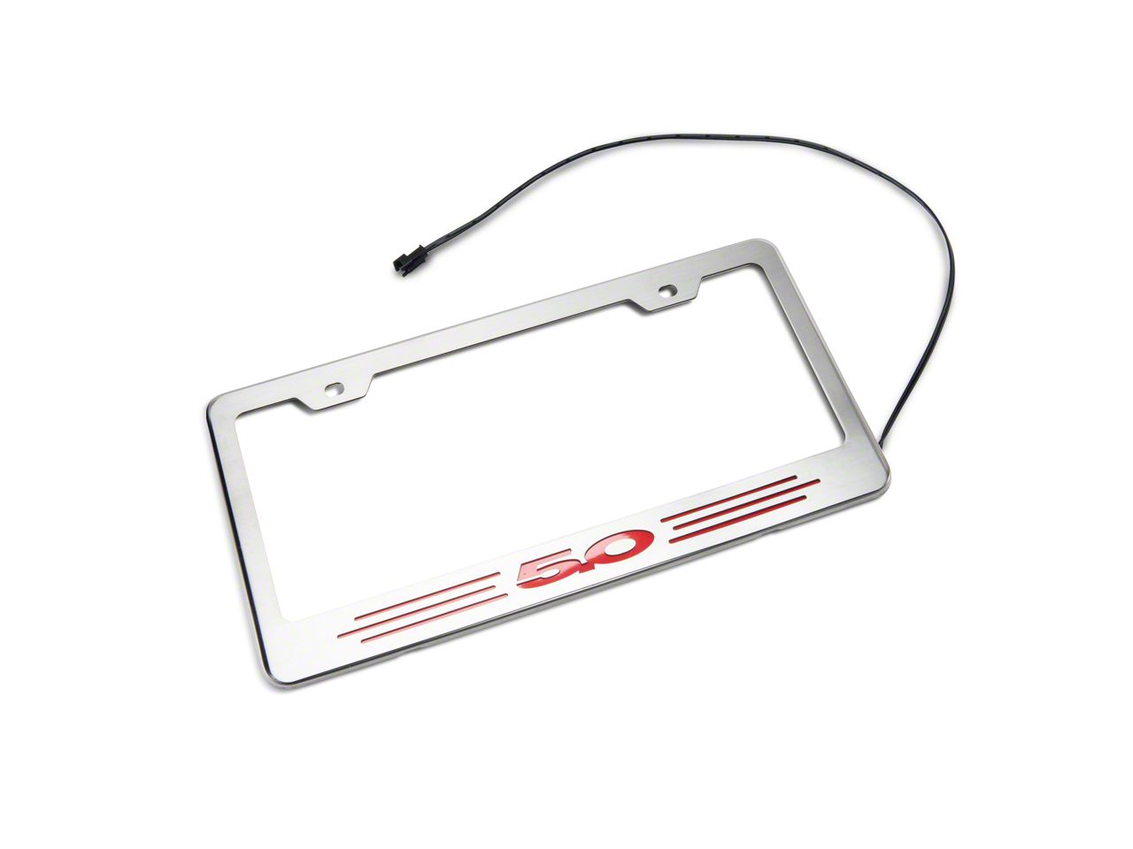 mustang coyote license plate frame