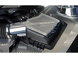 Perforated Factory Air Box Cover; Polished (11-14 Mustang GT)