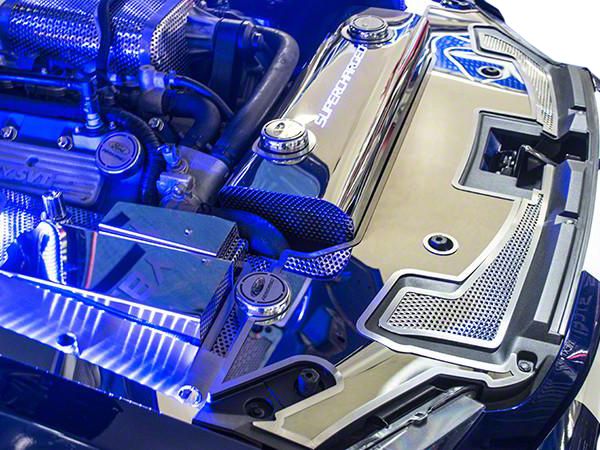 American Car Craft Mustang Polished/Perforated Front Engine Header