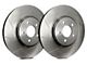 SP Performance Slotted 6-Lug Rotors with Silver ZRC Coated; Front Pair (05-23 Tacoma)