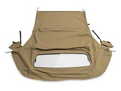 OPR Convertible Top with Heated Glass; Sailcloth Saddle (05-14 Mustang Convertible)