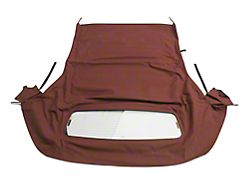 OPR Convertible Top with Heated Glass; Twill Vinyl Bordeaux (05-14 Convertible)