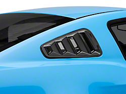 SpeedForm Quarter Window Louvers; Carbon Fiber Appearance (10-14 Coupe)