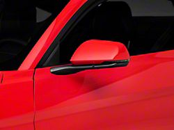 SpeedForm Door Mirror Trim; Carbon Fiber Style (15-21 Mustang)