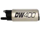 DeatschWerks DW400 In-Tank Fuel Pump with Install Kit; 415 LPH (05-10 Mustang GT, V6)